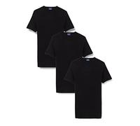 Navigare Maglietta intima Uomo 112 Nero Pacco da 3 Taglia S