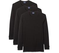 Navigare 113 (Pacco Da 3), Maglia intima a maniche lunghe Uomo, Nero, L confezione da 3