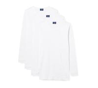 Navigare 114 (Pacco Da 3), Maglia intima a maniche lunghe Uomo, Bianco (White), S confezione da 3
