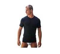 Navigare 3 Maglie Caldo Cotone Manica Corta Art.112 4/M Nero