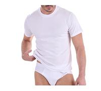 Navigare 513 Maglietta intima, Bianco, Small (Taglia produttore:3), Pacco da 3, Uomo