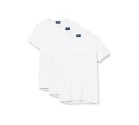 Navigare 570 (Pacco Da 3), Maglietta intima Uomo, Bianca, S confezione da 3