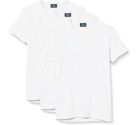 Set 3 T-Shirt Uomo NAVIGARE Cotone Bielastico Bianco / Nero Girogola e V.