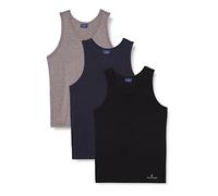 3 Canottiere uomo Navigare spalla larga in cotone elasticizzato + logo art 572S