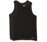 Navigare 572/s (Pacco Da 3), Canottiera Uomo, Nero, L confezione da 3