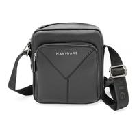 Navigare BORSELLO UOMO TRACOLLA - Borsello Uomo in Ecopelle con Tracolla Regolabile, 2 Tasche con Zip e Scomparti Interni, Stile Elegante e Casual per Lavoro, Viaggio e Tempo Libero