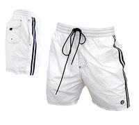 Navigare Boxer Mare Costume Uomo Pantaloncini da Bagno Anche in Taglie conformate (98342 Bianco, L)