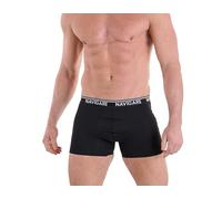 Navigare Boxer Uomo Calibrato - Pack da 4 - Jersey Cotone Elasticizzato - Nuova Collezione 2025 - Bianco/Assortiti Mutande, Navy/Nero/Grigio Melange, 4XL (Pacco da 4)