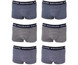 Navigare Boxer Uomo Cotone Elasticizzato Underwear Intimo Comodo Confezione da 6 Art. 802Z (M/4)
