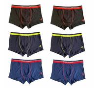 Navigare Boxer Uomo Fantasia e in Cotone qualità E Materiali Garantiti da Un Marchio Leader nel Settore Confezione da 6 PZ (L, 6 Pezzi 21406)