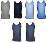 Navigare Canotta spalla larga JUNIOR - Pack da 6 - Jersey Cotone Elasticizzato