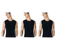Navigare confezione x3 smanicato uomo jersey di cotone elasticizzato
