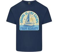 Navigare La Mia Fuga Dalla Realtà Maglietta Per Bambini Ragazzi E Ragazze