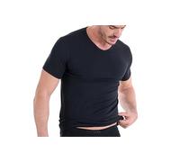 Navigare 571 Maglietta intima, Nero, L (Taglia produttore:5), Pacco da 3, Uomo