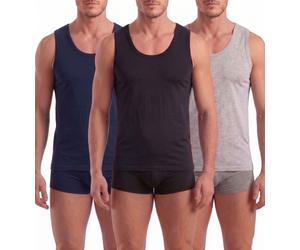 Navigare (pacco da 3) Canotta Uomo Spalla Larga in Cotone 511 -Offerta Multipack