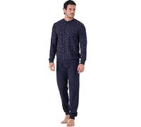 Navigare Pigiama da Uomo in Cotone Art. 841979 Blu L