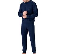 Navigare Pigiama da Uomo in Cotone Interlock Art. 841902 Navy L