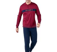 Navigare Pigiama da Uomo in Cotone Interlock Art. 841907 Bordeaux L