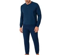 Navigare Pigiama da Uomo in Cotone Interlock Art. 841914 Navy XXL