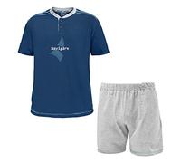 Navigare Pigiama/Homewear Manica Corta Tg Forti Jersey Art.140773B (Inchiostro - 60 / 5XL)