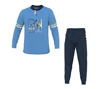 Navigare Pigiama Homewear Ragazzo Cotone Jersey 3 Varianti A.15507 (Bluette - 14 Anni)