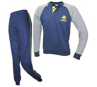 Navigare Pigiama Ragazzo Cotone Felpato Invernale 10-12-14-16 Anni 215608 (IT, età, 10 Anni, Regular, Blu Navy)