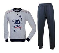 Navigare Pigiama Ragazzo Cotone Interlock Invernale 10-12-14-16 Anni 215600-12Anni/152Cm