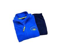 Navigare Pigiama Tuta Pile Uomo Taglie Calibrate Chiusura Zip Moda Egidio (56, Bluette)