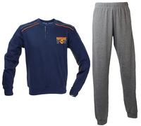 NAVIGARE Pigiama Uomo Caldo Cotone FELPATO invernale misure S-M-L-XL-XXL 2141159