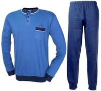 Navigare Pigiama Uomo Caldo Cotone Invernale Serafino con Polsini Vari Modelli (IT, Testo, XL, Regular, Regular, 1911 Jeans)