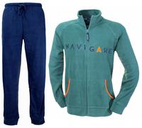 Navigare Pigiama Uomo Caldo Pile Polar Fleece tutto aperto con ZIP 1732
