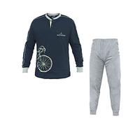 Navigare Pigiama Uomo Calibrato Serafino Stampa Variabile Caldo Cotone Egidio (as6, Numeric, Numeric_56, Regular, Regular, Blu, 56)