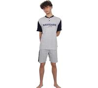 Navigare Pigiama Uomo Corto Estivo B2141306 - Melange- XL