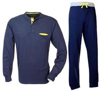 Navigare Pigiama Uomo Cotone Jersey Manica Lunga Colore Blu Navy 2141438 (L)