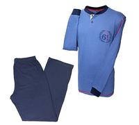 Navigare Pigiama Uomo Fresco Cotone Jersey Manica Lunga Blu Navy 2141187 (5/L/50)