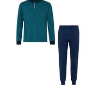 Navigare Pigiama Uomo in Cotone Lungo 141816 (IT, Testo, XL, Regular, Regular, Standard, Tempesta)