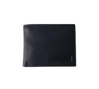 Navigare Portafoglio Uomo Nero - Realizzato in Vera Pelle, Spazioso con 2 Scomparti per Banconote e 3 Taschini per Carte di Credito, Slot per Foto, Regalo Perfetto per Uomini, Adulti Casual