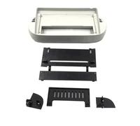 Navigation Panel Cornice da 9 pollici per autoradio adatta per Fiat 500 2007-2015, cornice per lettore multimediale, pannello di rivestimento del cruscotto 2 DIN(WHITE)