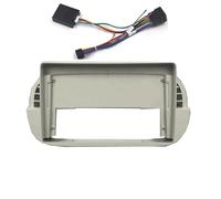 Navigation Panel Cornice da 9 pollici per autoradio adatta per Fiat 500 2007-2015, cornice per lettore multimediale, pannello di rivestimento del cruscotto 2 DIN(WITH AN CANBUS)