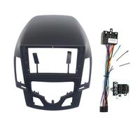 Navigation Panel Cornice per autoradio da 9 pollici, pannello stereo 2DIN, cablaggio, connettore, cavo di alimentazione, adattatore, adatto per Hyundai I30 Pannello per autoradio(Frame AT cord-9 inch)