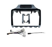 Navigation Panel Fasce per autoradio, telaio da 9 pollici, pannello stereo 2DIN, cablaggio, connettore, cavo di alimentazione, adatto per Toyota IQ 2008-2016 Auto Navigation Panel Frame(Frame Cable)