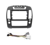 Navigation Panel Kit di montaggio per pannello cruscotto autoradio Android, adatto per Nissan Navara D40 2004-2014, 9 pollici, 22,86 cm(Full Set A Mod Black)