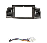 Navigation Panel Pannello di rivestimento per autoradio 2DIN da 9 pollici adatto per TOYOTA Corolla EX 2007-2012, telaio stereo, cavo di alimentazione Pannello per autoradio(Frame outlet Cable)