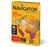Navigator Colour Documents Carta Premium per ufficio, Formato A4, 120 gr, 1 Risma da 250 Fogli