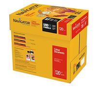 Carta A4 Navigator Colour Documents - 788881 Carta per fotocopie di colore bianco da 120 g/mq con spessore 128 µm e punto di bianco cie 169 senza fori in 8 risme da 250 fogli