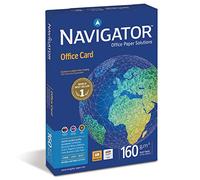 Carta Office Card 160 - A4 - 160 gr - bianco - Navigator - conf. 250 fogli