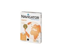 Carta A4 Navigator 4 fori Organizer - 788865 Carta per fotocopie preforata con 4 fori di colore bianco da 80 g/mq con spessore 110 µm e punto di bianco cie 169 in 5 risme da 500 fogli
