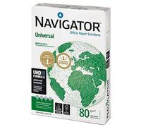 Navigator Universal Premium carta per ufficio, formato A4 80 grammi. Confezione da 5 risme con omaggio