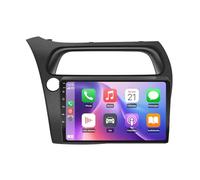 Navigatore Auto Navigazione Gps 2 Din per Honda Civic Hatchback 2006-2012 Car Radio Bluetooth/Wifi Car Stereo, Controllo Del Volante, Fm Controller Volante Bluetooth, 4 Nucleo 1G+16G