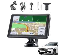 Navigatore GPS per Auto - di Navigazione Auto 17.7 cm,Schermo Touchscreen Intelligente con Aggiornamenti Mappe per Viaggi Lunghi Display LCD HD Velocità in Reale Avvisi di Sicurezza per